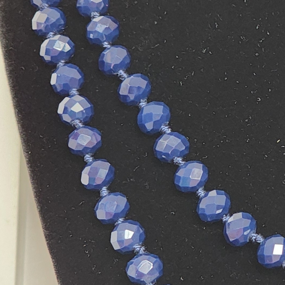 Blue Beaded Necklace